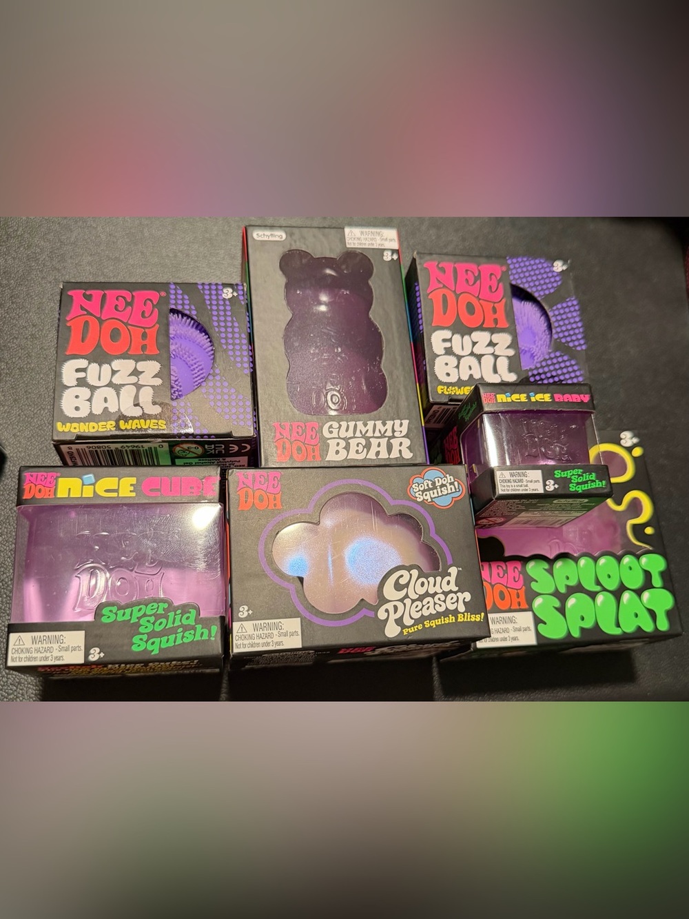 Authentic!!! Needoh PURPLE Bundle of 7!!!